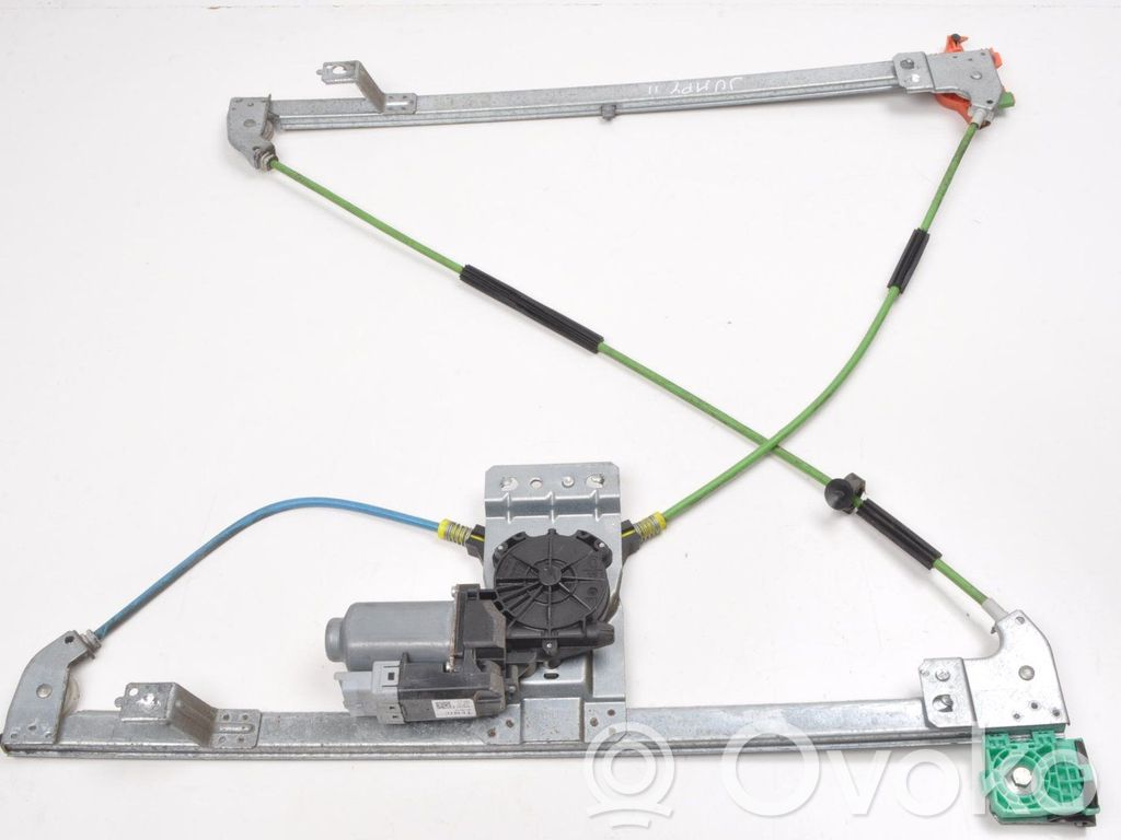 Front door window regulator with motor   401786