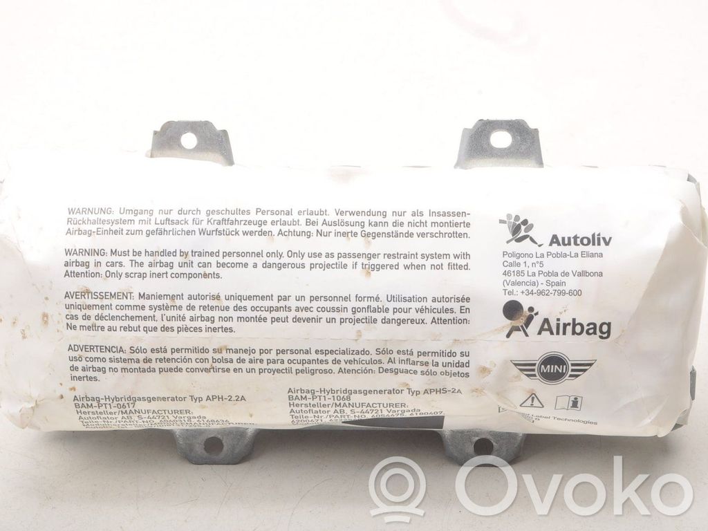 Mini Cooper Countryman R60 Poduszka powietrzna Airbag pasażera 