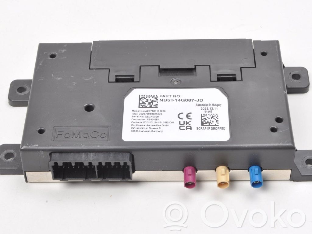 Ford Puma Bluetooth control unit module 