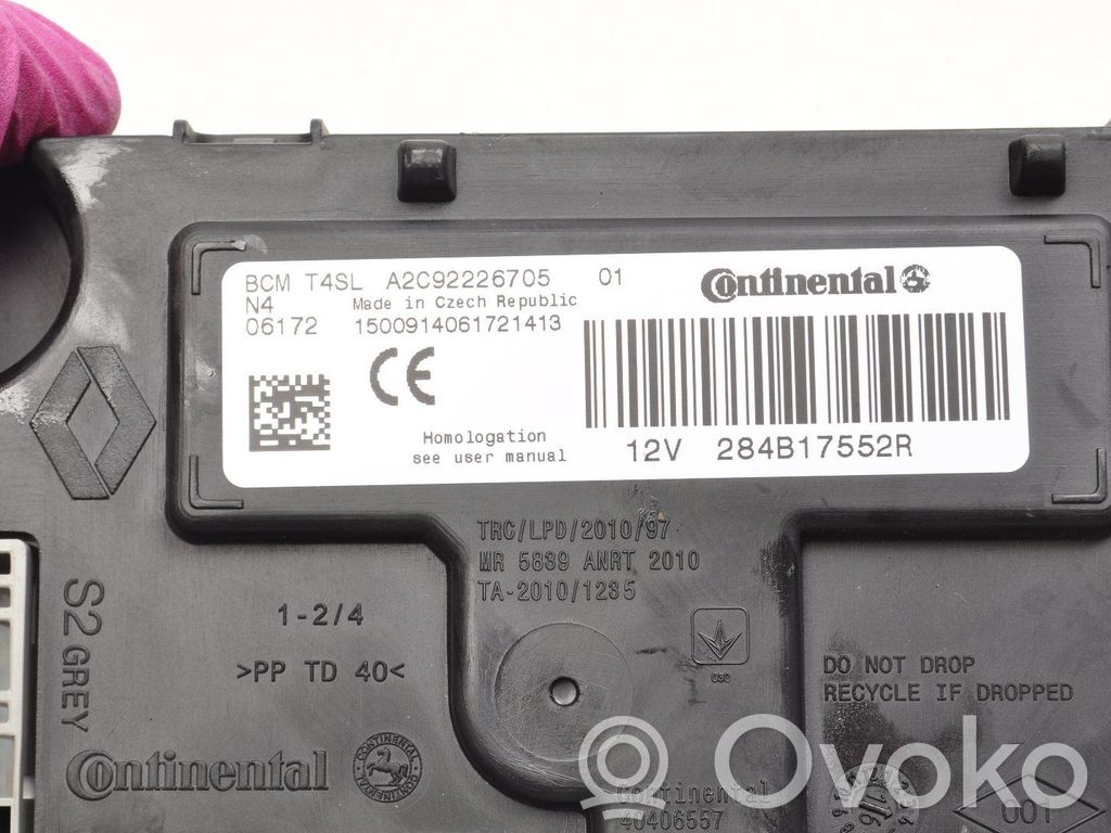 Renault Clio IV Comfort/convenience module 