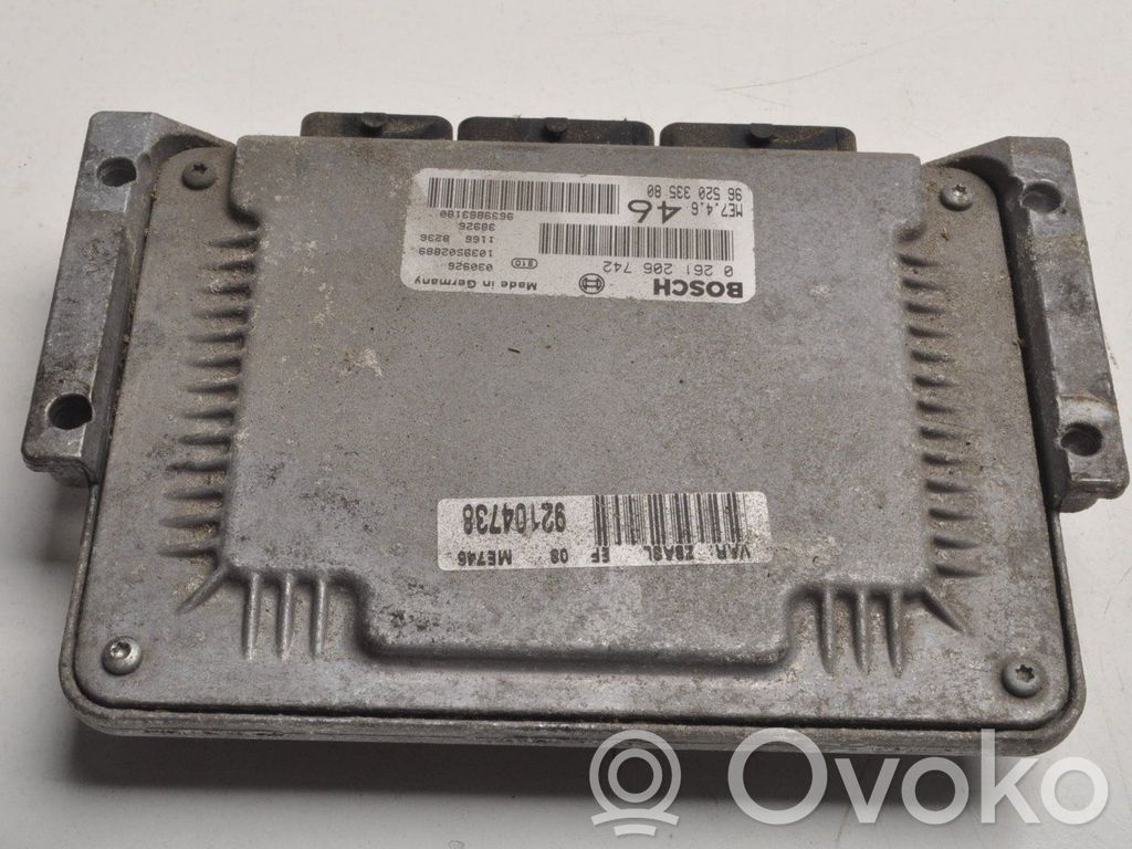 Peugeot 607 Komputer / Sterownik ECU silnika 