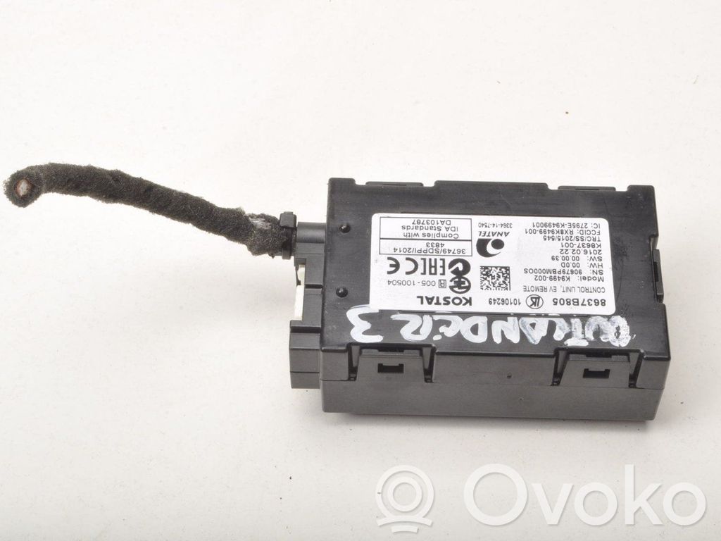 Autres unités de commande / modules   8637B805