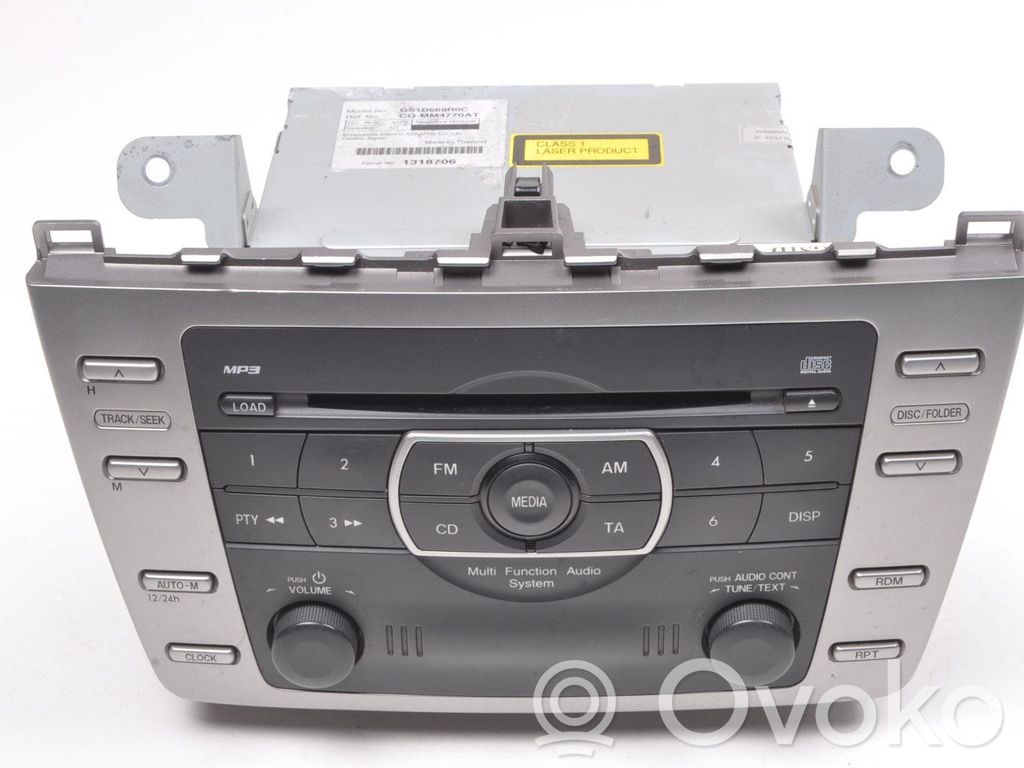 Mazda 6 Radio/CD/DVD/GPS head unit 