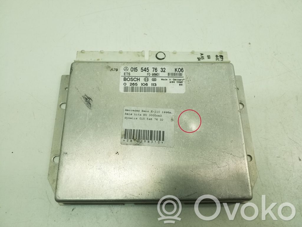 Mercedes-Benz E W210 ESP (stability system) control unit 