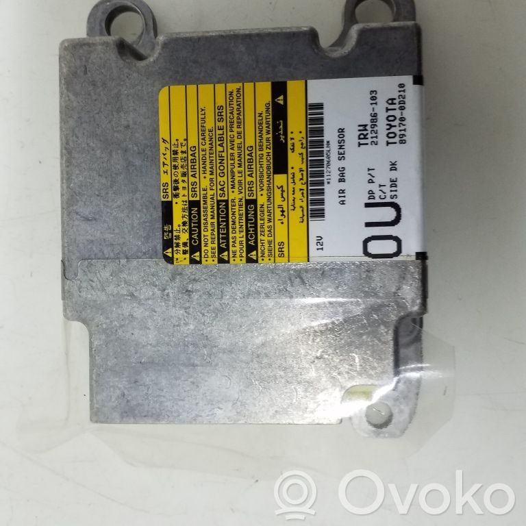 Toyota Yaris Airbag control unit/module 