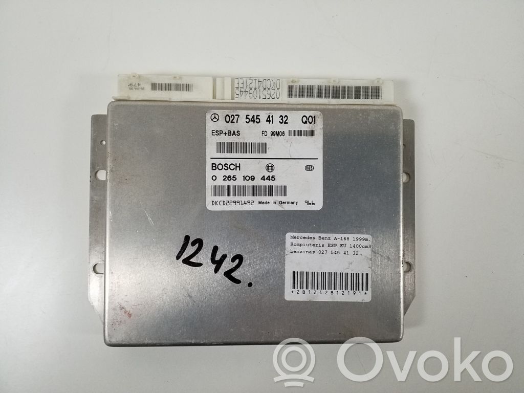 Mercedes-Benz A W168 Moduł / Sterownik ESP 
