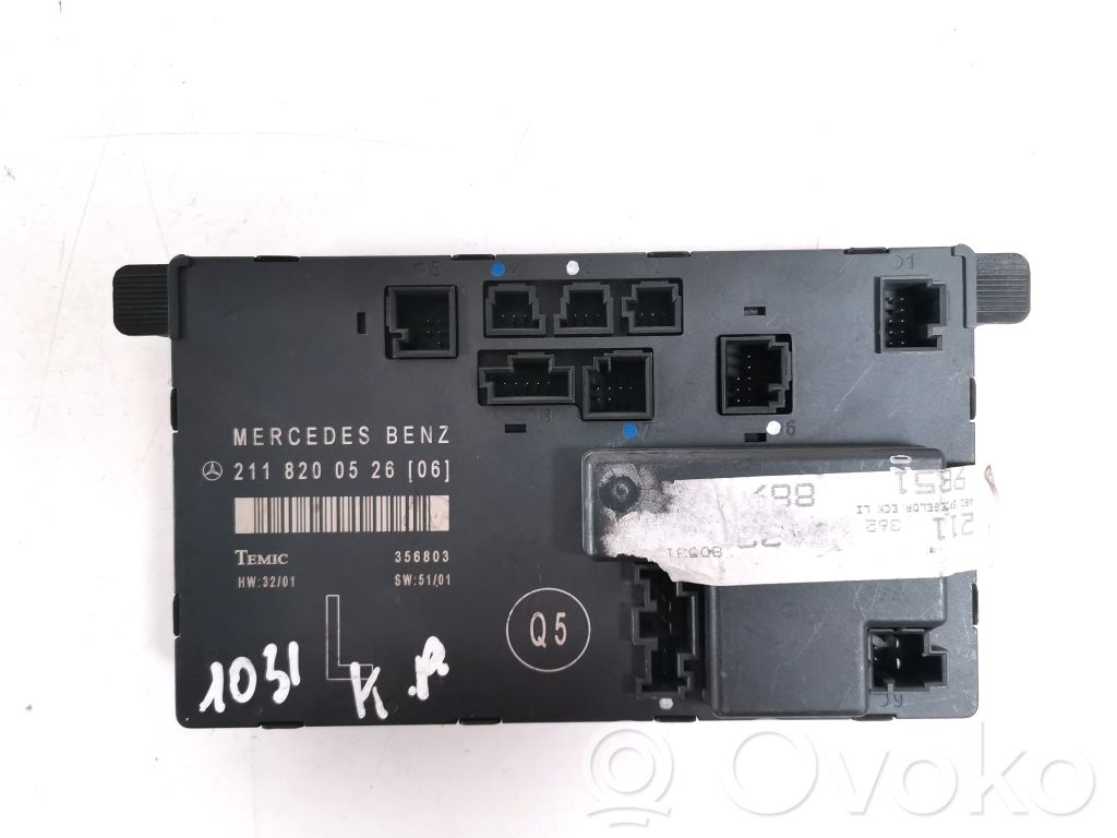 Mercedes-Benz E W211 Door control unit/module 