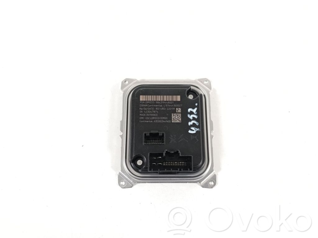 Unité de commande / module Xénon   984319448001