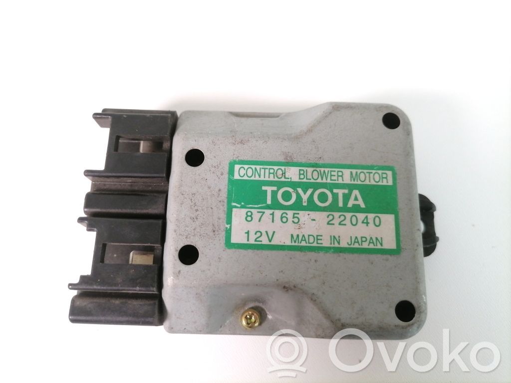 Lexus RX 300 Résistance moteur de ventilateur de chauffage 