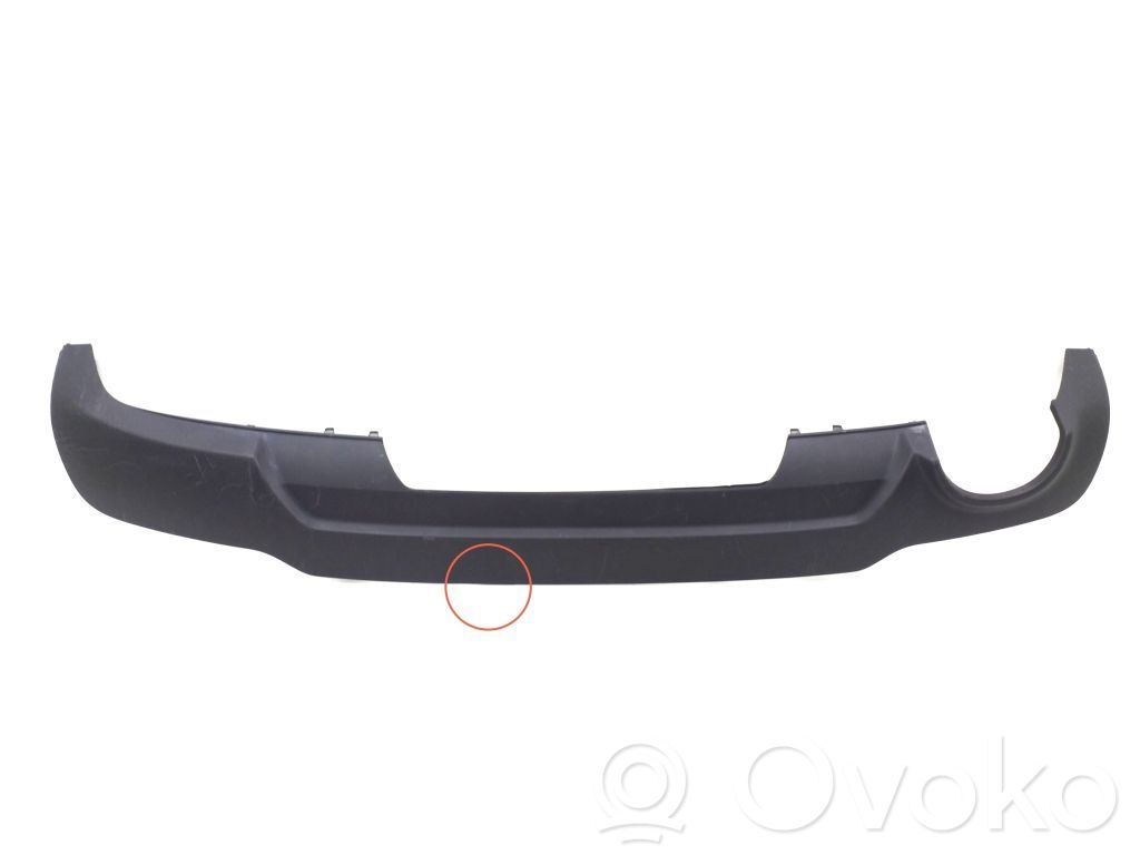 Mercedes-Benz C W204 Moldura inferior del parachoques trasero 