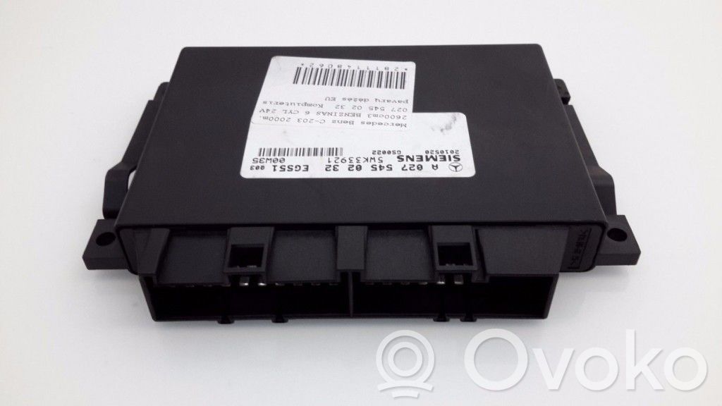 Mercedes-Benz C W203 Unidad de control/módulo de la caja de cambios