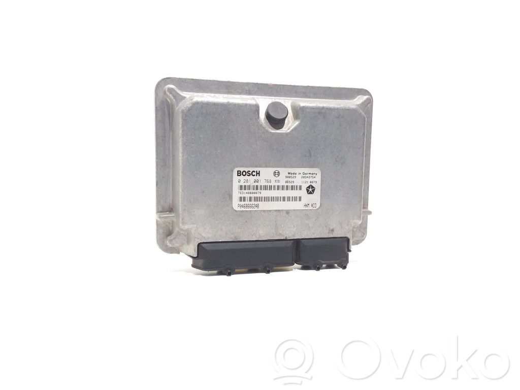 Engine control unit/module   0281001768,P04686662AB,28SA3754