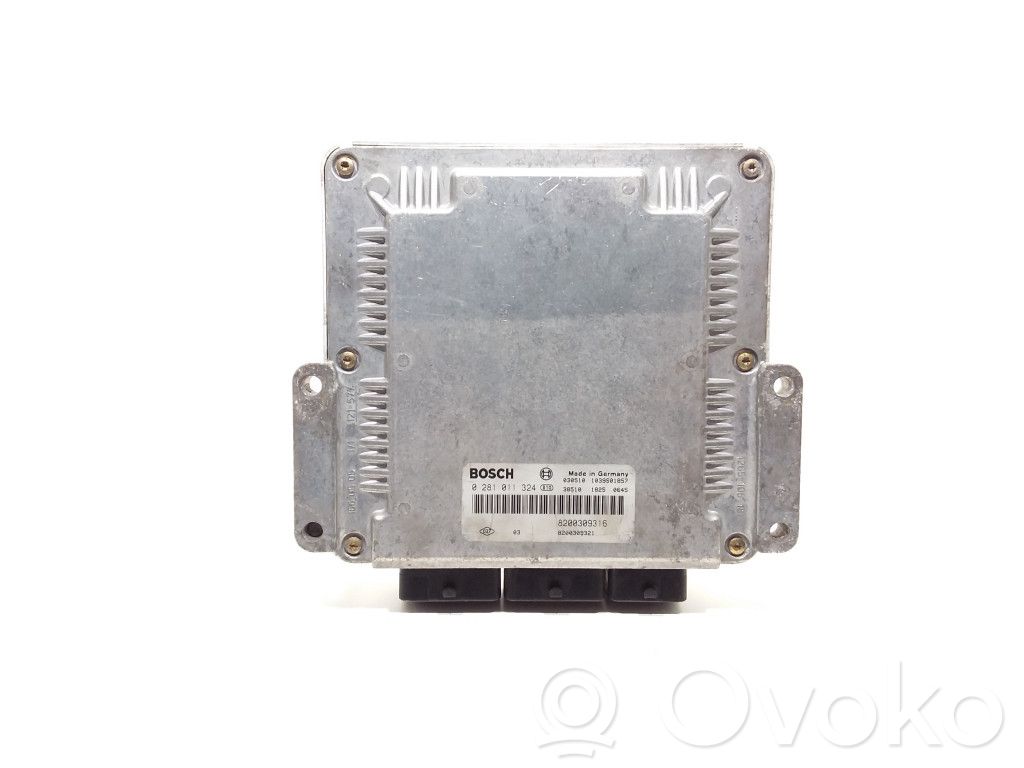 Engine control unit/module   0281011324,8200309316,8200309321,1039S01857