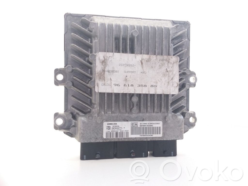 Engine control unit/module   5WS40277IT,9661835880,9655534080,SID803A
