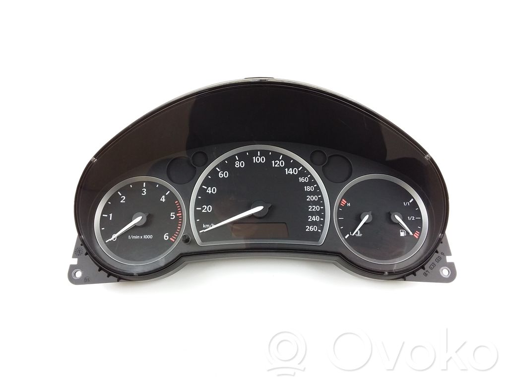 Saab 9-3 Ver2 Geschwindigkeitsmesser Cockpit 