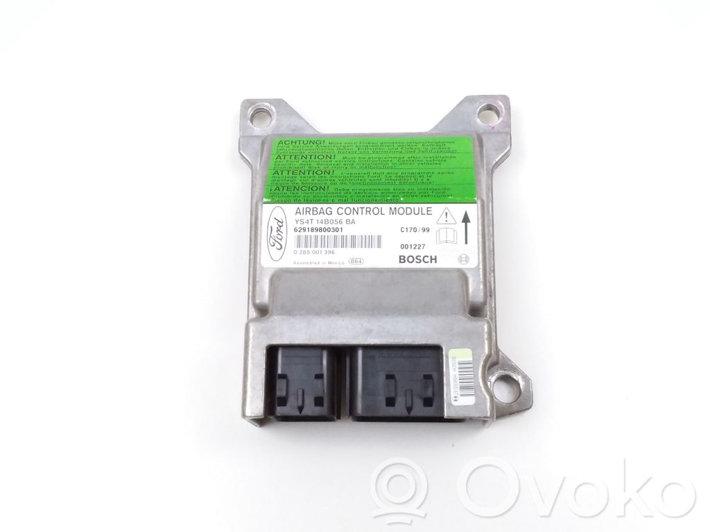 Airbag control unit/module   YS4T14B056BA,0285001396
