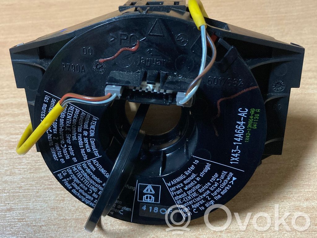 Jaguar X-Type Airbag slip ring squib (SRS ring) 