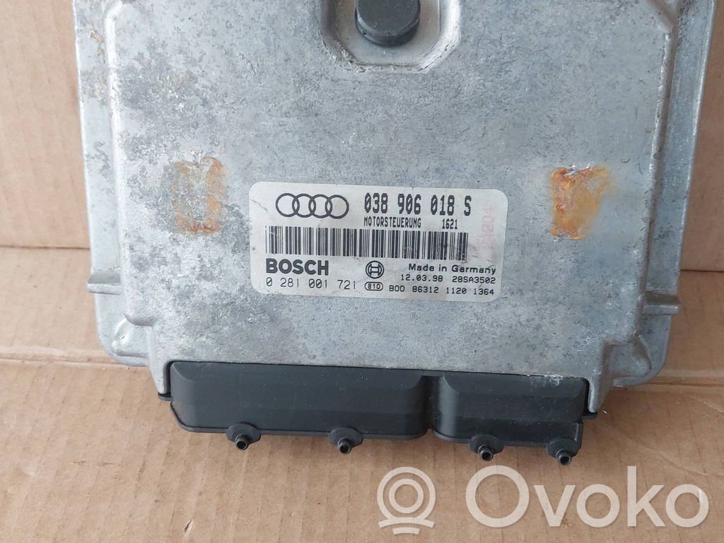 Engine control unit/module   038906018S,0281001721,28SA3502