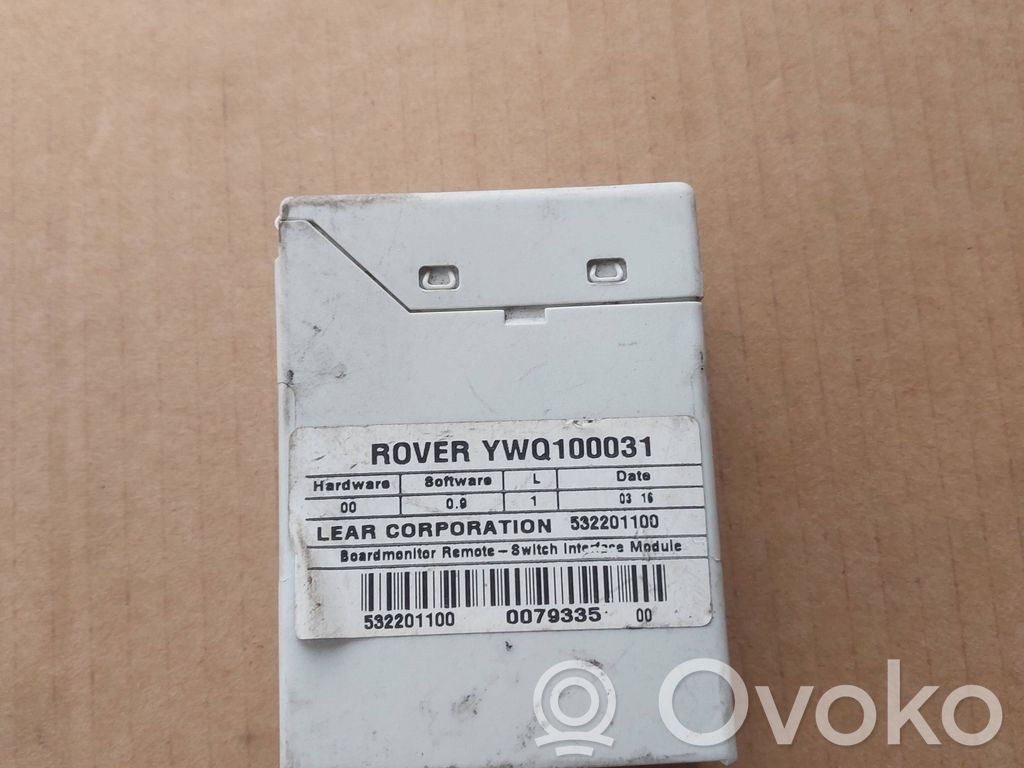 Land Rover Freelander Other control units/modules 