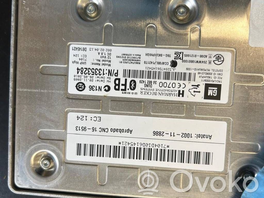 Unidad de control/módulo de bluetooth   13353284