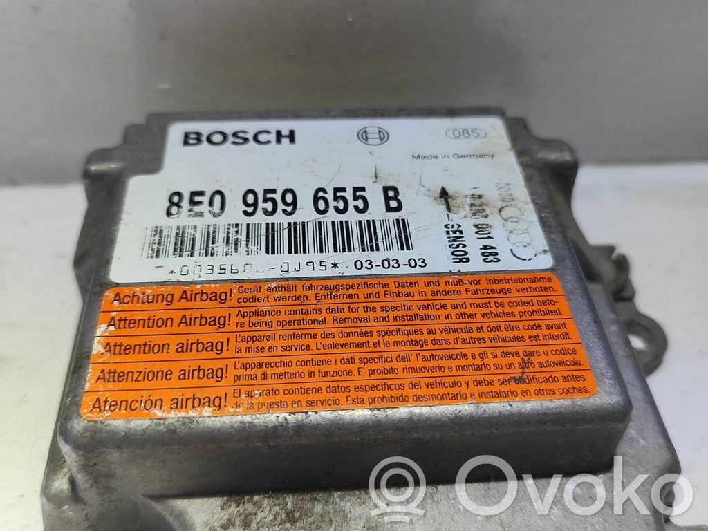 Airbag control unit/module   8E0959655B