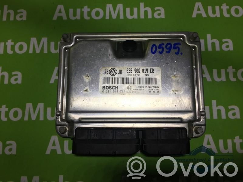 Engine control unit/module ECU   0281010704,038906019ER,78JM
