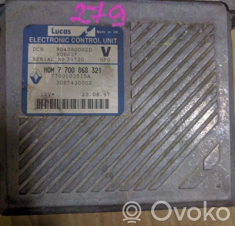 Volvo S40, V40 Engine control unit/module ECU 