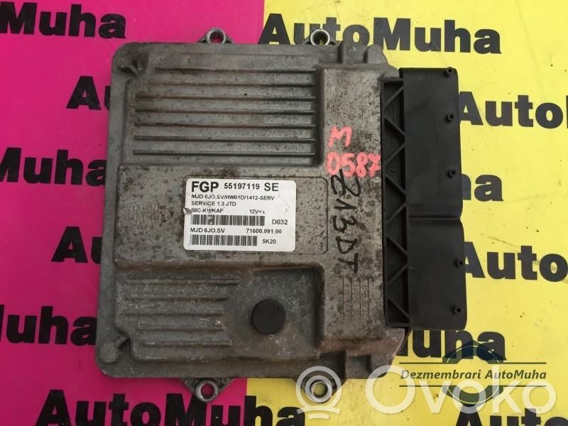 Engine control unit/module ECU   55197119,55197119SE,58C0KA3G,6C10,7160009100,D032,MJD6J0SV