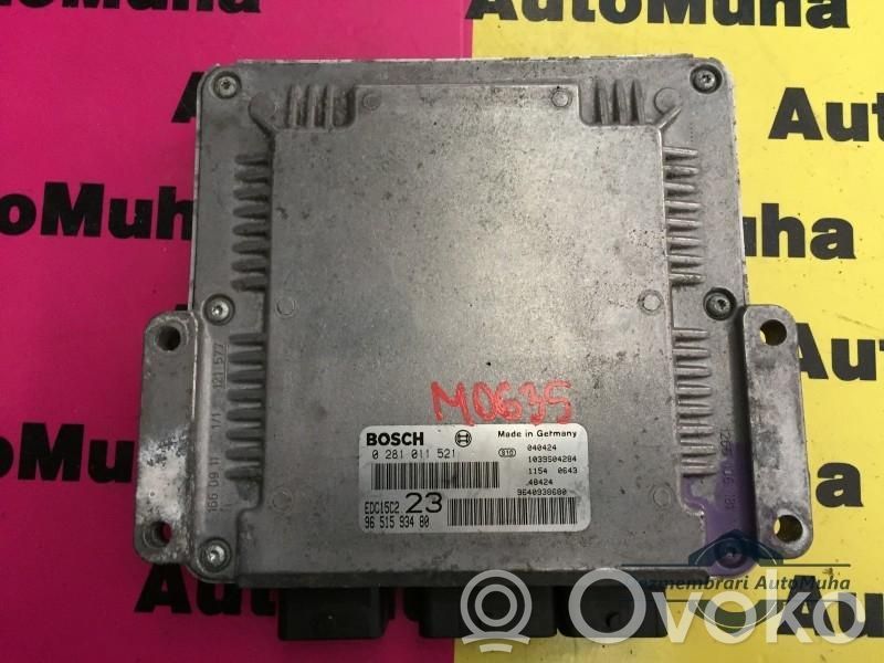 Engine control unit/module ECU   0281011521,9651593480,EDC15C2