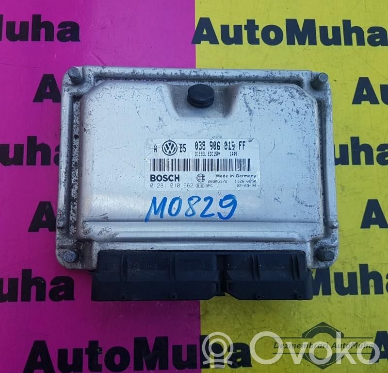 Engine control unit/module ECU   0281010662,038906019FF,28SA537211260850