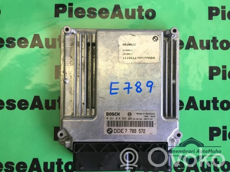 Engine control unit/module ECU   0281010565,DDE7789572