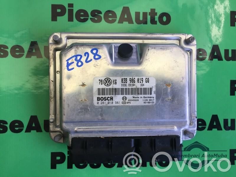 Engine control unit/module ECU   0281010941,038906019GQ,78X6