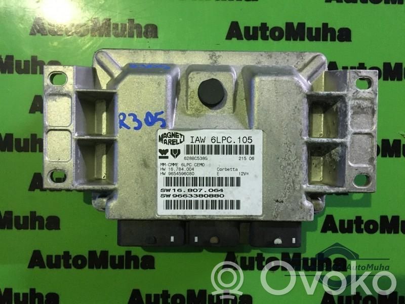 Engine control unit/module ECU   16784004,16807064,9663380880,IAW6LPC105