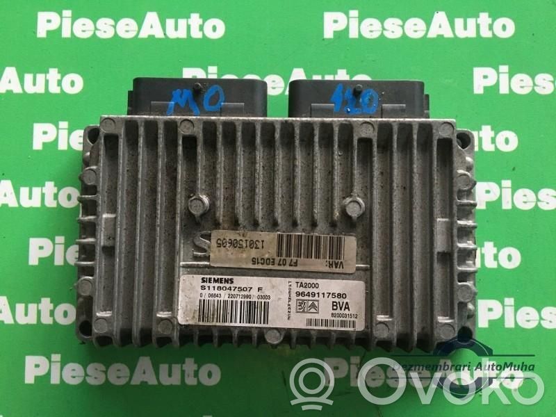 Engine control unit/module ECU   9649117580,BVA,S118047507F,TA2000