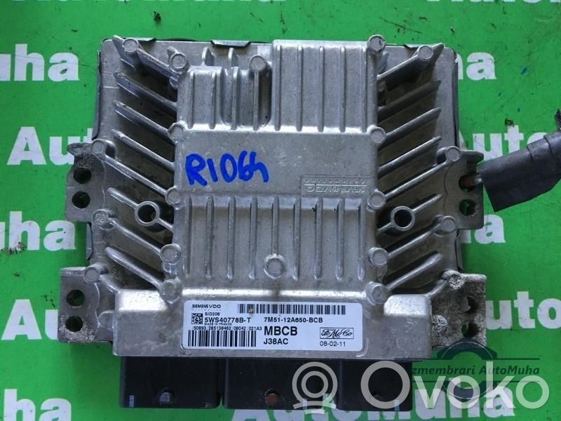 Unidad de control/módulo ECU del motor   5WS40778BT,7M5112A650BCB,7M5112S650BCB
