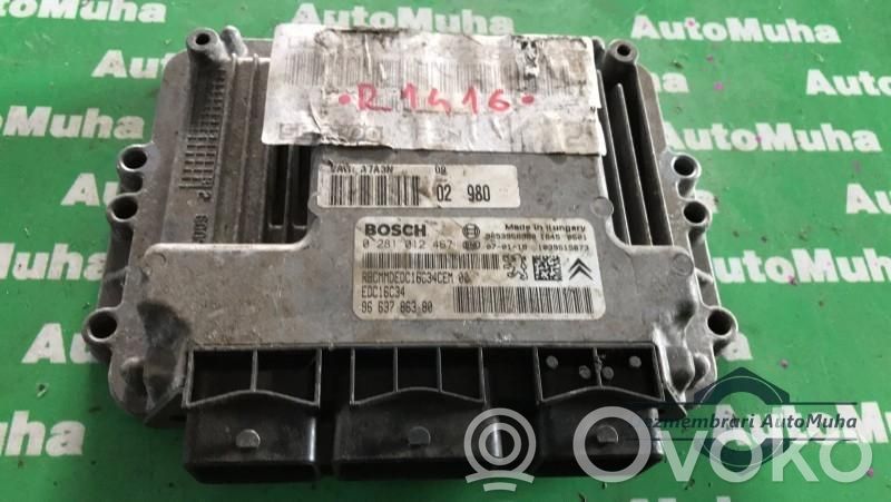 Engine control unit/module ECU   0281012467,9663786380,EDC16C34