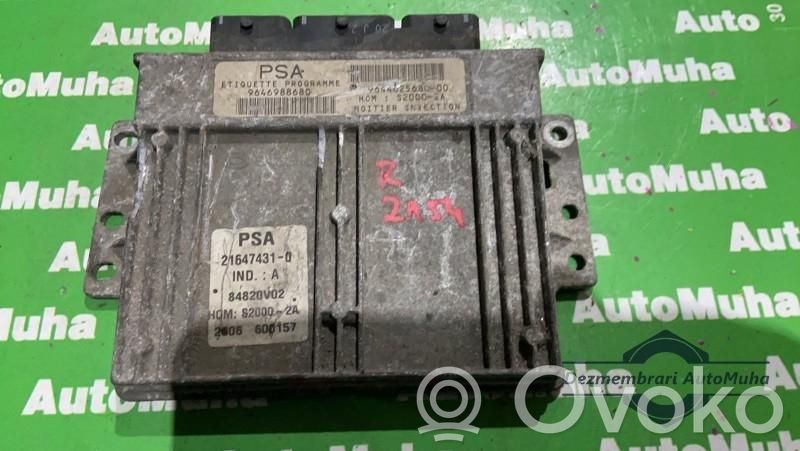 Peugeot 206 Unité de commande, module ECU de moteur 