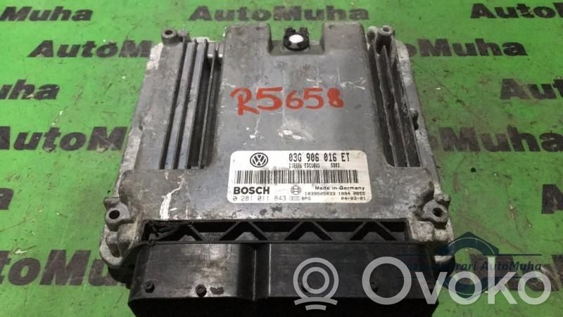 Engine control unit/module ECU   0281011843,03G906016ET