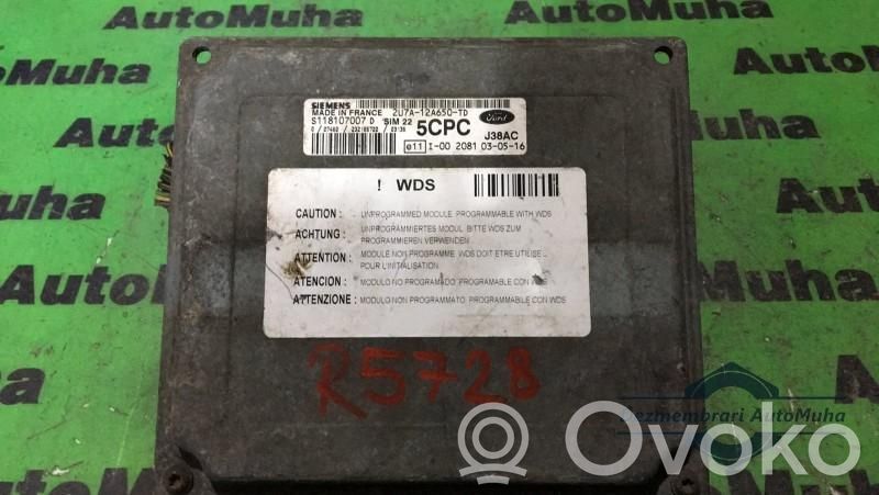 Ford Fiesta Unidad de control/módulo ECU del motor 