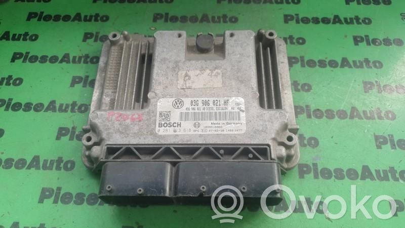 Engine control unit/module ECU   0281013618,03G906021HF