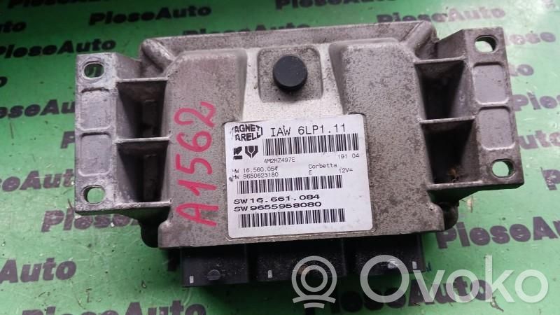 Engine control unit/module ECU   16661084,9655958080,IAW6LP111