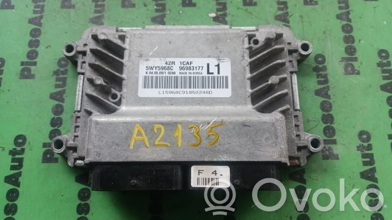 Engine control unit/module ECU   5WY5968C,96983177