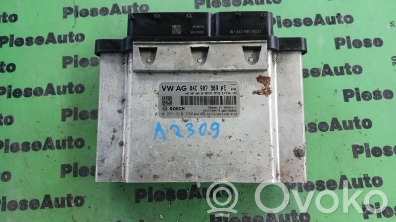 Engine control unit/module ECU   0261S10530,04C907309AE