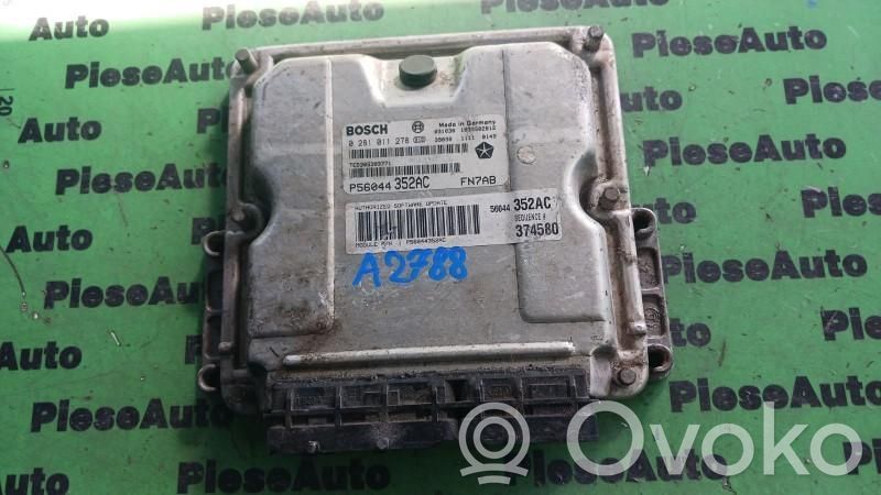 Engine control unit/module ECU   0281011278,P56044352AC