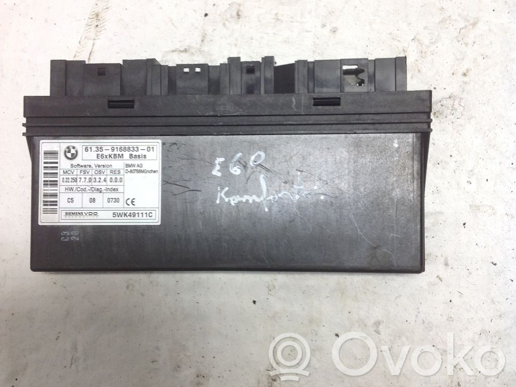 BMW 5 E60 E61 Module confort 