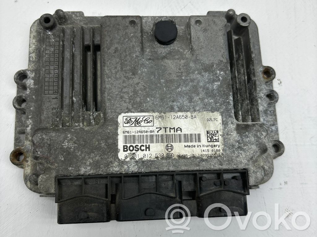 Engine control unit/module   6M6112A650BA,0281012530