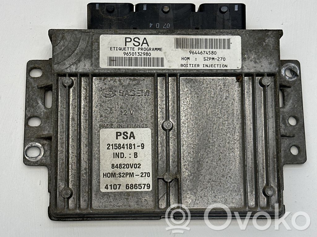 Citroen Xsara Picasso Engine control unit/module 