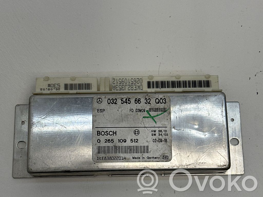 Mercedes-Benz E W211 Unidad de control ESP (sistema de estabilidad) 