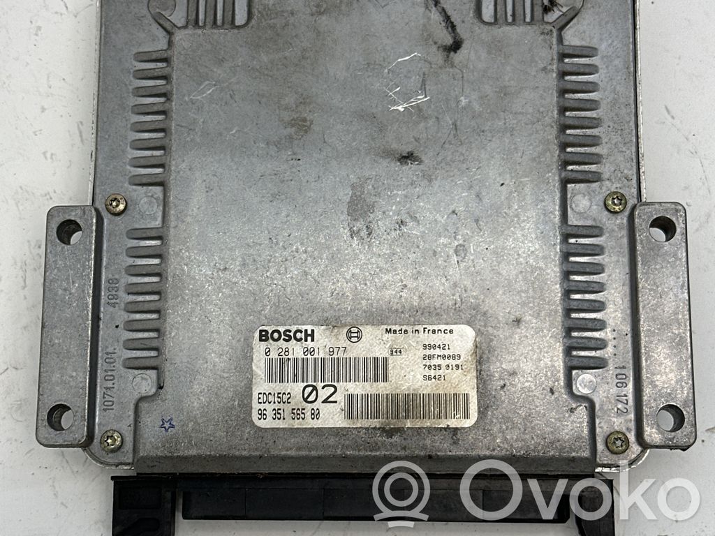 Peugeot 406 Engine control unit/module 
