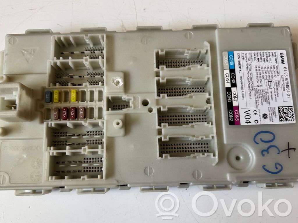 BMW 5 G30 G31 G38 Modulo fusibile 